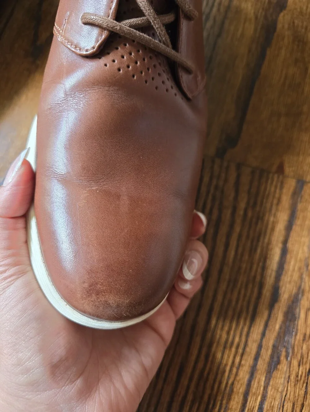 Cole Haan Grand Tour Chukka Boots Mens 10.5 Brown Leather Business Casual Modern